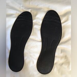 Black Shoe Insoles with Air Pockets in Heel & Ball of Feet - Unisex